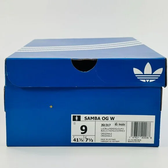 Adidas Women's Samba OG 'Lucid Indigo Pink' JS1317 Multi Size - Picture 14 of 16